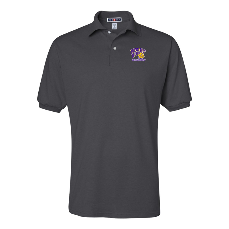 Men's Western Illinois Leathernecks JERZEES  SpotShield polo